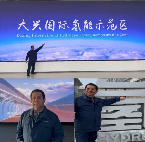 Visita al Centro Internacional de Energía de Hidrógeno - Pekín